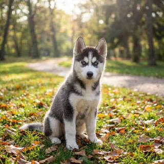 Husky looking majestic